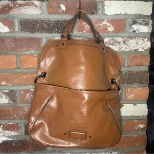 Nine West Brown Leather Satchel